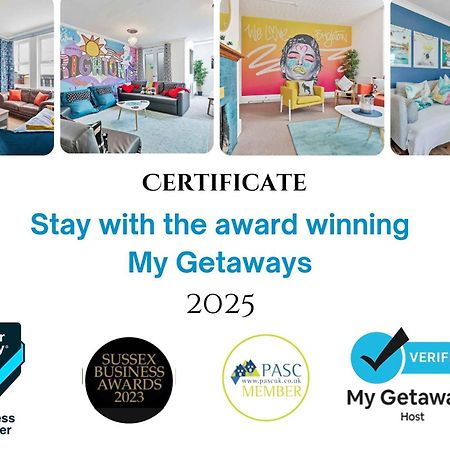 The Townhouse By My Getaways Free Parking Villa Brighton Kültér fotó