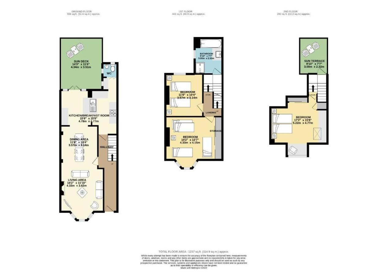 The Townhouse By My Getaways Free Parking Villa Brighton Kültér fotó